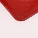LOUIS VUITTON Vernis Pochette Cle NM Purse Rouge Grunadine M91737 LV Auth 206305-14