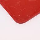 LOUIS VUITTON Vernis Pochette Cle NM Purse Rouge Grunadine M91737 LV Auth 206305-15