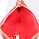 LOUIS VUITTON Vernis Pochette Cle NM Purse Rouge Grunadine M91737 LV Auth 206305-19