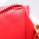 LOUIS VUITTON Vernis Pochette Cle NM Purse Rouge Grunadine M91737 LV Auth 206305-12