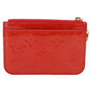 LOUIS VUITTON Vernis Pochette Cle NM Purse Rouge Grunadine M91737 LV Auth 206305-3
