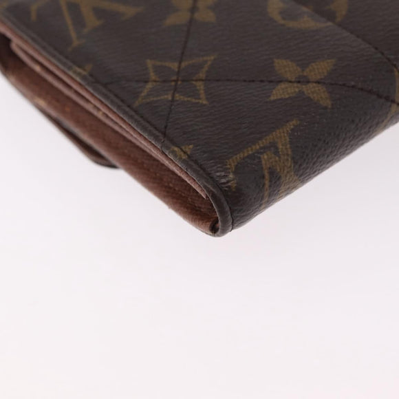 LOUIS VUITTON Monogram Etoile Portefeiulle Sarah Long Wallet M66556 Auth 206306