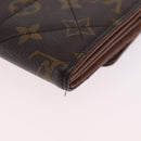 LOUIS VUITTON Monogram Etoile Portefeiulle Sarah Long Wallet M66556 Auth 206306-8