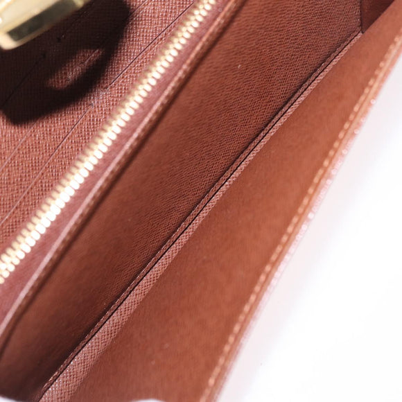 LOUIS VUITTON Monogram Etoile Portefeiulle Sarah Long Wallet M66556 Auth 206306