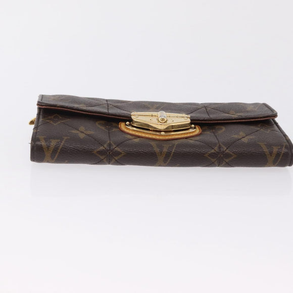 LOUIS VUITTON Monogram Etoile Portefeiulle Sarah Long Wallet M66556 Auth 206306
