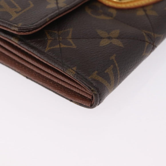 LOUIS VUITTON Monogram Etoile Portefeiulle Sarah Long Wallet M66556 Auth 206306