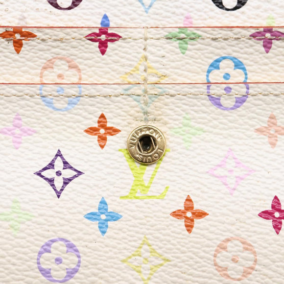 LOUIS VUITTON Monogram Multicolor Portefeuille Sarah Wallet M93745 Auth 206307