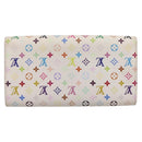 LOUIS VUITTON Monogram Multicolor Portefeuille Sarah Wallet M93745 Auth 206307-2