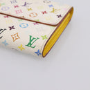 LOUIS VUITTON Monogram Multicolor Portefeuille Sarah Wallet M93745 Auth 206307-7