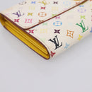 LOUIS VUITTON Monogram Multicolor Portefeuille Sarah Wallet M93745 Auth 206307-14