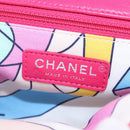CHANEL Matelasse 30 Chain Shoulder Bag Pile Pink Silver CC Auth 206311SAM-19
