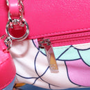 CHANEL Matelasse 30 Chain Shoulder Bag Pile Pink Silver CC Auth 206311SAM-23