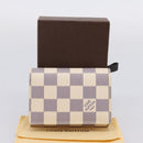 LOUIS VUITTON Damier Azur Anvelop Cult De Vuitto Case N61746 LV Auth 206313V-12
