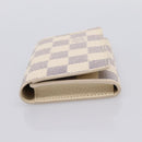 LOUIS VUITTON Damier Azur Anvelop Cult De Vuitto Case N61746 LV Auth 206313V-3