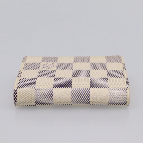 LOUIS VUITTON Damier Azur Anvelop Cult De Vuitto Case N61746 LV Auth 206313V
