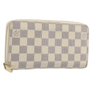 LOUIS VUITTON Damier Azur Zippy Wallet Long Wallet N60019 LV Auth 206314-1