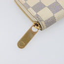 LOUIS VUITTON Damier Azur Zippy Wallet Long Wallet N60019 LV Auth 206314-8