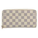 LOUIS VUITTON Damier Azur Zippy Wallet Long Wallet N60019 LV Auth 206314-13