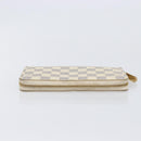 LOUIS VUITTON Damier Azur Zippy Wallet Long Wallet N60019 LV Auth 206314-5