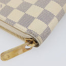 LOUIS VUITTON Damier Azur Zippy Wallet Long Wallet N60019 LV Auth 206314-14