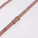 Miu Miu Matelasse Shoulder Bag Vitellolux Pink Gold Auth 206318A-10