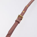 Miu Miu Matelasse Shoulder Bag Vitellolux Pink Gold Auth 206318A-11