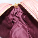 Miu Miu Matelasse Shoulder Bag Vitellolux Pink Gold Auth 206318A-24