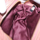 Miu Miu Matelasse Shoulder Bag Vitellolux Pink Gold Auth 206318A-25