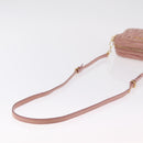 Miu Miu Matelasse Shoulder Bag Vitellolux Pink Gold Auth 206318A-8