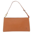 LOUIS VUITTON Epi Pochette Accessoires Pouch Zipangu Gold M52948 LV Auth 206319-2