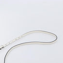 Miu Miu Vanity Shoulder Bag Leather 2way White Silver Auth 206320A-15