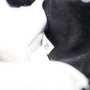 Miu Miu Vanity Shoulder Bag Leather 2way White Silver Auth 206320A-12