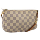 LOUIS VUITTON Damier Azur Pochette Accessoires Pouch N41207 LV Auth 206321A-1