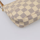 LOUIS VUITTON Damier Azur Pochette Accessoires Pouch N41207 LV Auth 206321A-15