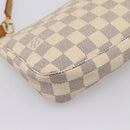 LOUIS VUITTON Damier Azur Pochette Accessoires Pouch N41207 LV Auth 206321A-17