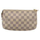 LOUIS VUITTON Damier Azur Pochette Accessoires Pouch N41207 LV Auth 206321A-2