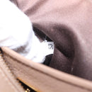 Miu Miu Shoulder Bag Leather Ivory Gold Auth 206322-12