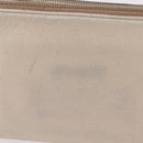 Miu Miu Shoulder Bag Leather Ivory Gold Auth 206322-3