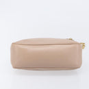 Miu Miu Matelasse Chain Shoulder Bag Leather Pink Gold Auth 206324M-5