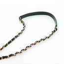CHANEL Matelasse Trendy CC Hand Bag Lamb Skin 2way Black Gold CC Auth 206325SV-16