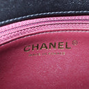 CHANEL Matelasse Trendy CC Hand Bag Lamb Skin 2way Black Gold CC Auth 206325SV-30