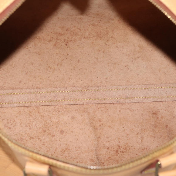 LOUIS VUITTON Epi Speedy 35 Hand Bag Zipangu Gold LV Auth 206327