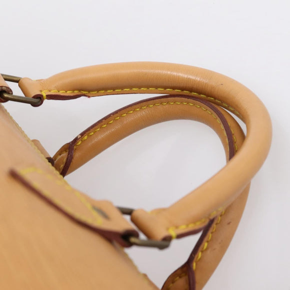 LOUIS VUITTON Epi Speedy 35 Hand Bag Zipangu Gold LV Auth 206327