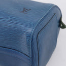 LOUIS VUITTON Epi Speedy 25 Hand Bag Toledo Blue M43015 LV Auth 206328-10
