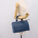 LOUIS VUITTON Epi Speedy 25 Hand Bag Toledo Blue M43015 LV Auth 206328-22