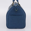 LOUIS VUITTON Epi Speedy 25 Hand Bag Toledo Blue M43015 LV Auth 206328-5