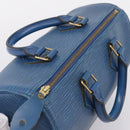 LOUIS VUITTON Epi Speedy 25 Hand Bag Toledo Blue M43015 LV Auth 206328-6