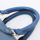 LOUIS VUITTON Epi Speedy 25 Hand Bag Toledo Blue M43015 LV Auth 206328-8