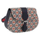 GUCCI GG Supreme Children's Waist bag PVC Sherry Line Navy 835822 Auth 206329M-1