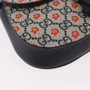 GUCCI GG Supreme Children's Waist bag PVC Sherry Line Navy 835822 Auth 206329M-10